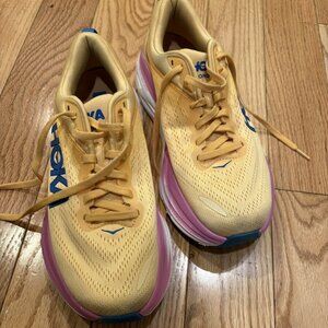 Yellow Hoka Bondi 8 in Women's 8B
